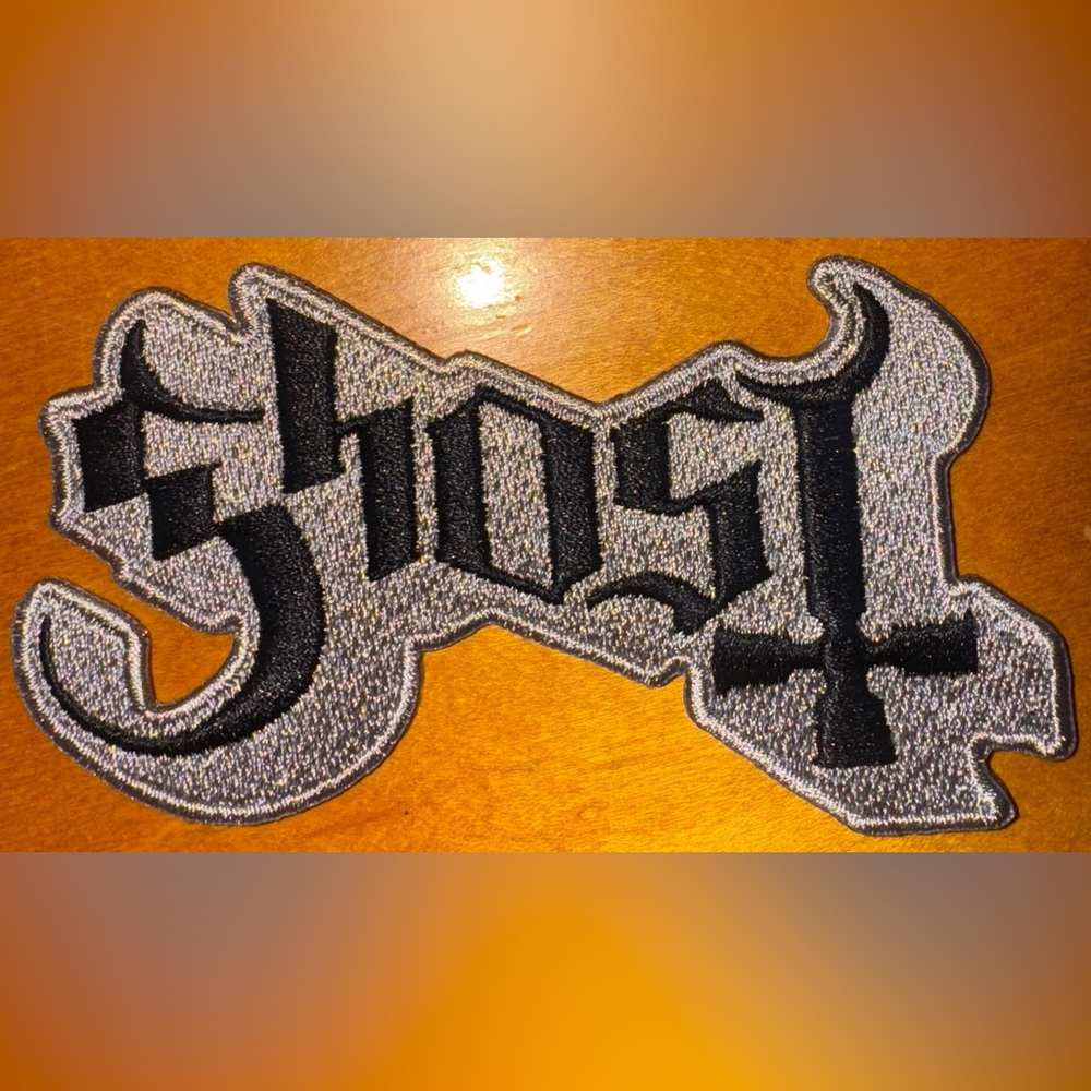 Target Exclusive Ghost Embroidered Iron On Patch Band Logo